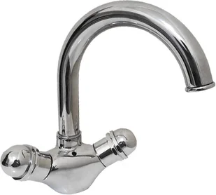 Fackelmann Bateria umywalkowa dwuuchwytowa, chromowana Imperia 86200 Ekspozycja 86200 - Kubki na szczoteczki do zębów - miniaturka - grafika 2