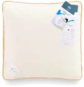 Poduszki - AMZ Poduszka z pierza Pierze Rozmiar 40x40 Kolor kremowy Poduszka 1-komorowa - miniaturka - grafika 1