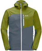 Odzież trekkingowa męska - JACK WOLFSKIN Męski Softshell JACK WOLFSKIN EAGLE PEAK II SOFTSHELL M 1306911-4131 - miniaturka - grafika 1