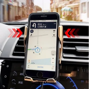 Braders Automatyczny uchwyt samochodowy na telefon złoty - Uchwyty samochodowe do telefonów Braders Automatyczny uchwyt samochodowy na telefon złoty - Uchwyty samochodowe do telefonów - miniaturka - grafika 5