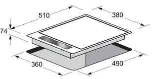 Płyta gazowa do zabudowy Fulgor-Milano CPH 402 G TC X - Płyty gazowe do zabudowy - miniaturka - grafika 3