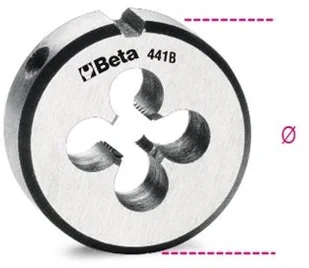 Beta Narzynka okrągła 441b, gwint metryczny, 20x1,5 - Narzędzia warsztatowe - miniaturka - grafika 4
