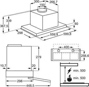 Electrolux LFP536X - Okapy kuchenne - miniaturka - grafika 6