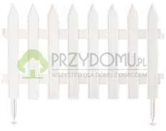 Prosperplast Płotek ogrodowy Garden Classic 3,2m biały CEN-61395 - Ogrodzenia - miniaturka - grafika 2