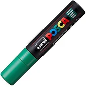 Kredki, ołówki, pastele i pisaki - uni-ball Marker Posca koronka, zielony PX364182000 - miniaturka - grafika 1
