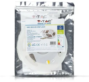 v-tac Taśma LED V-TAC SMD2835 1020LED IP20 18W/m VT-2835 6000K 1700lm - Taśmy LED - miniaturka - grafika 5