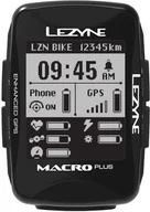 Liczniki rowerowe - LEZYNE Macro Plus GPS Black - miniaturka - grafika 1