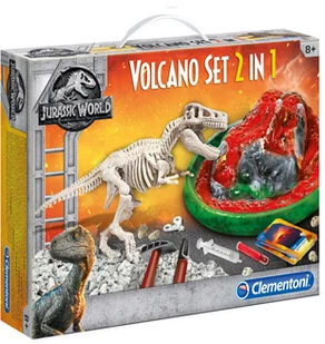Clementoni Naukowa Zabawa Jurassic Worls Wulkan+T-Rex - Mały naukowiec - miniaturka - grafika 2