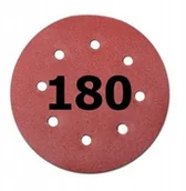 Akcesoria do urządzeń ogrodniczych - Papier Ścierny Krążek Do Szlifierki 190MM Rzep 180 - miniaturka - grafika 1