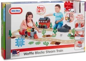 Klocki - Little Tikes klocki Waffle Blocks Steam Train - miniaturka - grafika 1