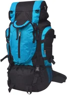 Plecaki - vidaXL vidaXL Plecak turystyczny XXL 75 L, czarno-niebieski - miniaturka - grafika 1