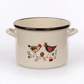 Garnki - Silesia Rybnik emaliowany Kurka Zośka Kokoszka 020500184 - miniaturka - grafika 1