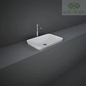 Umywalki - RAK Ceramics Ceramics VARIANT UMYWALKA PODBLATOWA PROSTOKĄTNA 55X36 CM BIAŁY POŁYSK VARUC55500AWHA - miniaturka - grafika 1