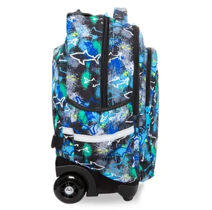 Patio Plecak na kółkach Coolpack Junior (B28032) Sharks 25081CP - Plecaki szkolne i tornistry - miniaturka - grafika 2