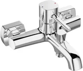 Baterie wannowe i prysznicowe - Laveo BAP 010D POLLA Bateria wannowa ścienna bez zestawu natryskowego Jednouchwytowa chrom - miniaturka - grafika 1