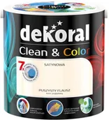 Farby wewnętrzne - Dekoral Satynowa farba lateksowa Clean & Color puszysty flausz 2 5 l - miniaturka - grafika 1
