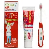 Pasty do zębów - Oral 7 Oral7 pasta do zębów o smaku tutti-frutti dla dzieci 75ml ze szczoteczką 0000003190 - miniaturka - grafika 1
