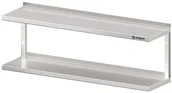Meble gastronomiczne - Stalgast Półka wisząca podwójna 1100x400x390 mm 981834110 - miniaturka - grafika 1