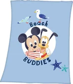 Pościel dla dzieci - Herding Koc z mikrofibry Myszka Miki - miniaturka - grafika 1