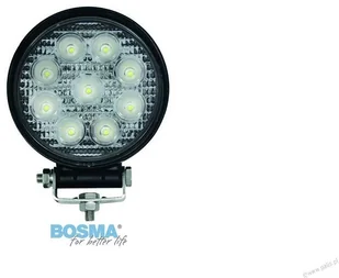 Micros Bosma BOSMA 6094 ROBOCZA 9xLED 12/24V 27W 1600 Lm OKRĄGŁA ROZPRASZAJĄCA 1 szt) 6094 - Oświetlenie warsztatowe - miniaturka - grafika 2