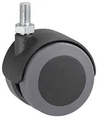 Części i akcesoria do maszyn rolniczych - Metafranc Podwójna rolka z Meister     ze śrubą TPR-koła miękki przesuw powierzchni łożyska ślizgowe | kółko meblowe rolka transportowa | | kontener Rolle | parkiet - miniaturka - grafika 1