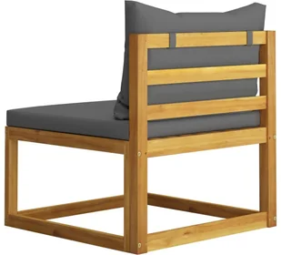 vidaXL 6-cz. zestaw wypoczynkowy do ogrodu, poduszki, drewno akacjowe 3057605 - Meble ogrodowe - miniaturka - grafika 10