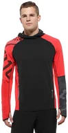 Bluzy na rower - Reebok BLUZA Z81745 TRENINGOWA XS CZARNO-CZERWONA 106158 - miniaturka - grafika 1