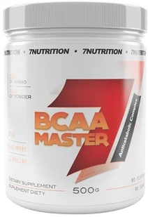 7Nutrition BCAA Master, 500 g, pomarańcza - Aminokwasy 7Nutrition BCAA Master, 500 g, pomarańcza - Aminokwasy - miniaturka - grafika 1
