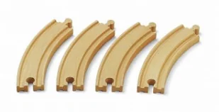 Brio Zestaw 4 torów łuki BRK33342 - Pociągi dla dzieci - miniaturka - grafika 3