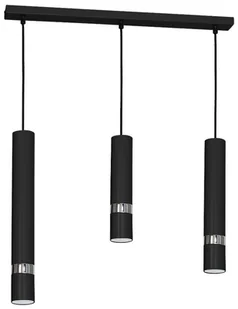 Decoland Żyrandol JOKER 3xGU10/40W/230V czarny - Lampy sufitowe - miniaturka - grafika 2