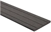 Podesty i deski tarasowe - DLH Listwa kompozytowa 240 x 6 x 0.5 cm GALA grafit - miniaturka - grafika 1