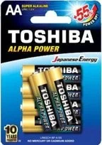 Toshiba Baterie alkaliczne LR6GCH BP-6 Alkaliczny manganowy x 6 - Baterie i akcesoria - miniaturka - grafika 2