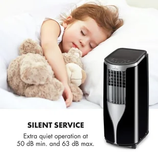 Klarstein New Breeze 7 Klimatyzacja 7000BTU Klasa energetyczna A Pilot czarna ACO6-NewBreeze7B - Klimatyzatory - miniaturka - grafika 10