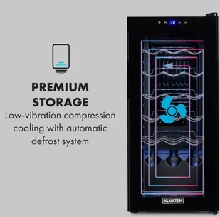 Klarstein HEA-Shiraz 18 slim - Chłodziarki do wina - miniaturka - grafika 8