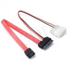 Molex Akyga Kabel Akyga AK-CA-45 SATA Slimline SATA F-M PVC 0,2m AK-CA-45 - Kable komputerowe i do monitorów - miniaturka - grafika 2