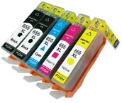 Tusze zamienniki - 5x Tusze Do Drukarki Hp DeskJet 3525 4615 5525 655 - miniaturka - grafika 1
