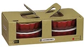 Formy do ciast - Le Creuset foremki do tarty, zestaw 4 sztuk, średnica 11 cm, czerwony (Kirschrot), 11 cm 91017411060000 - miniaturka - grafika 1