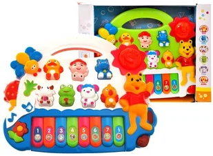 Pianinko organki dla dzieci odgłosy zwierząt KX9141 - Instrumenty muzyczne dla dzieci - miniaturka - grafika 2