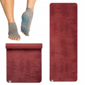 Maty do ćwiczeń - GAIAM Gaiam Mata Insta-grip Sunset 6MM + Skarpetki - miniaturka - grafika 1