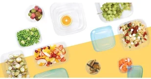 Curver Zestaw pojemników na żywność Fresh&Go, miętowy,3 szt. - Pojemniki kuchenne - miniaturka - grafika 5