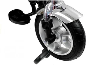 LeanToys PRO500 Srebrny - Rowerki trójkołowe - miniaturka - grafika 11