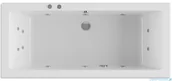 Wanny z hydromasażem - Riho Riho Lusso 170x75cm wanna prostokątna z hydromasażem Pneumatic lewa + nogi + syfon BA18-PNE-L - miniaturka - grafika 1