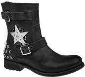 Botki damskie - Mustang Botki Kowbojki 33C071 2828-603-9 Schwarz Czarne ocieplane 3294 - miniaturka - grafika 1