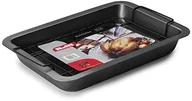 Grille - Ibili 828637 naczynie do zapiekania, z grill stal czarna 37 x 27 x 6 cm 828637 - miniaturka - grafika 1