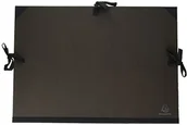 Pozostałe akcesoria dla plastyków - Exacompta znak 25738e Binder, z wstążeczka na format DIN A3, siłę, 32 x 45 cm, czarny 25738E - miniaturka - grafika 1