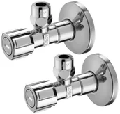 Zawory i kraniki - Schell Zawory kątowe 1/2" x 3/8" z filtrem 2 szt. - miniaturka - grafika 1