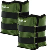 Pozostały sprzęt siłowy - Movit Zielone opaski obciążające na rzepy 2 x 2,5 kg 20040404 - miniaturka - grafika 1