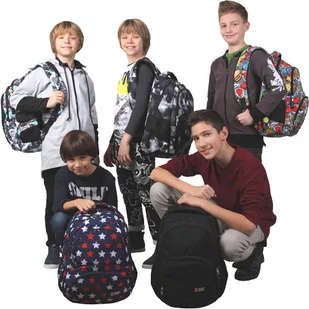 St. Majewski Plecak 17" 4 komory BP1 Stars St.Right + chusta wielofunkcyjna GRATIS 712582 - Plecaki - miniaturka - grafika 18