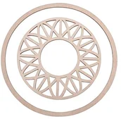 Pielęgnacja łap i pazurów - Rayher Płyta drewniane Dream nowoczesny, pierścień fsc100%,  13 cm,  18 cm, SB-Btl 2Stück 62821000 - miniaturka - grafika 1