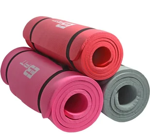EB FIT Mata Fitness NBR180X60X1,5CM Różowa + Torba Eb Fi - Maty do ćwiczeń - miniaturka - grafika 9